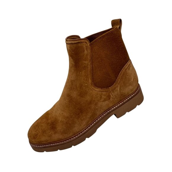 VINCE. Womens RUE Water Repellent Lug Sole Goring Chelsea Boot 41/10 NEW - Picture 2 of 6